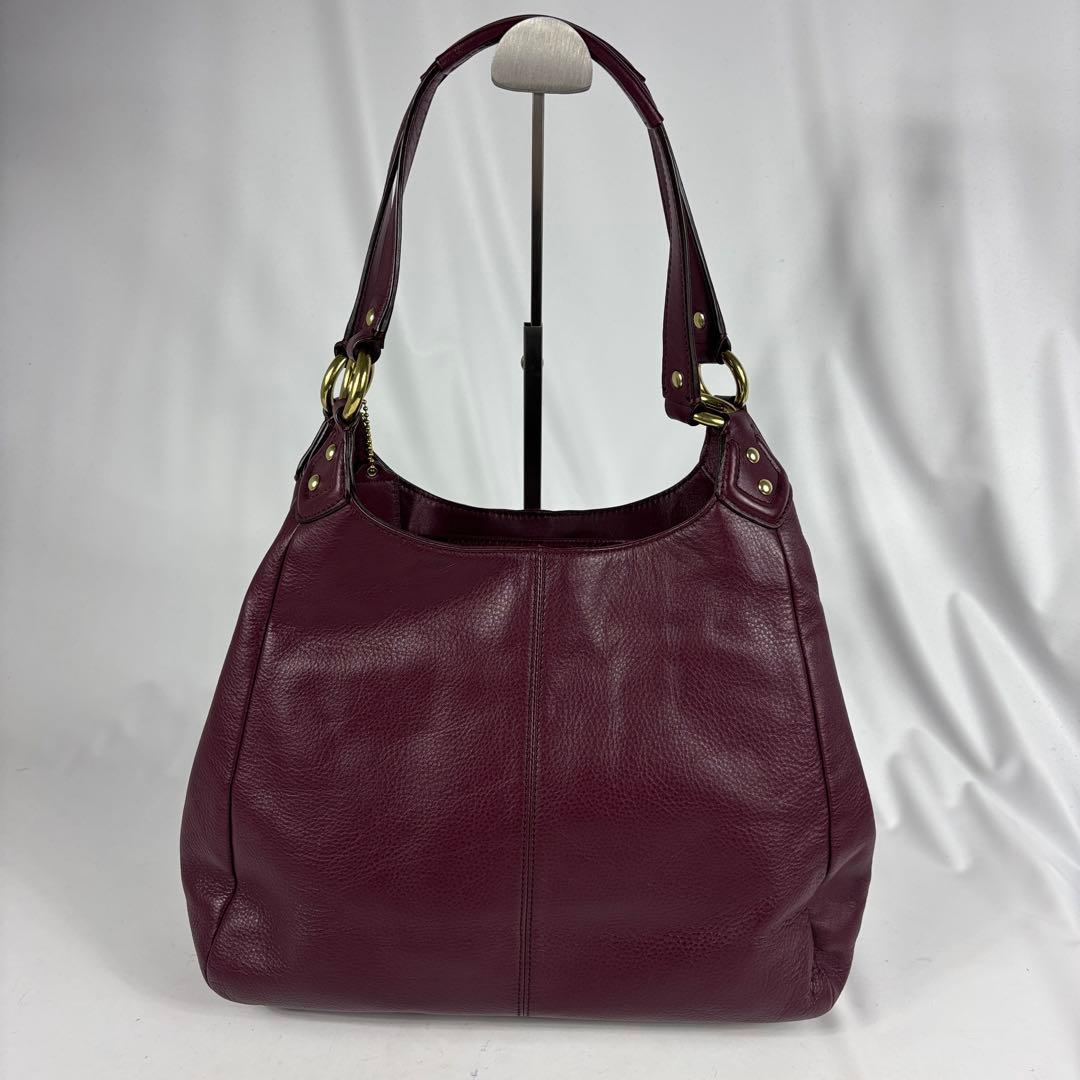 COACH 3室トートバッグ/イーディー ソーホー/キャンベルレザー/ボルドー