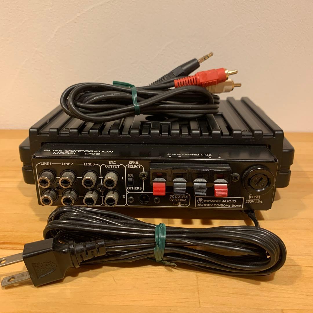 BOSE 1706 ステレオパワーアンプ セレクター付き メンテナンス済 動作品