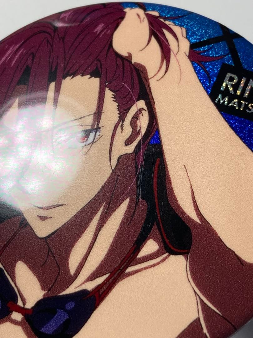 Free! TYM ホログラム缶バッジ 缶バッジ バッジ 松岡凛