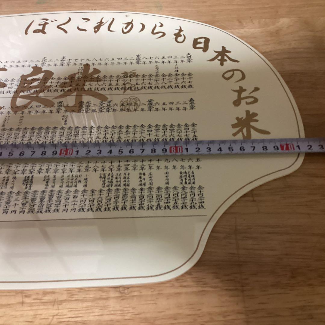 米価歴代価格 看板 江戸 天明元年より昭和最終時迄 超レア - メルカリ