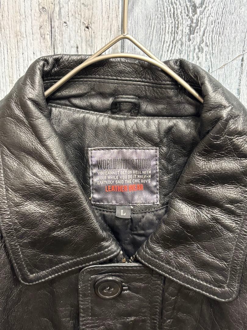 ♠️ 90s ヴィンテージ リアルレザー ボンバージャケット 革ジャン