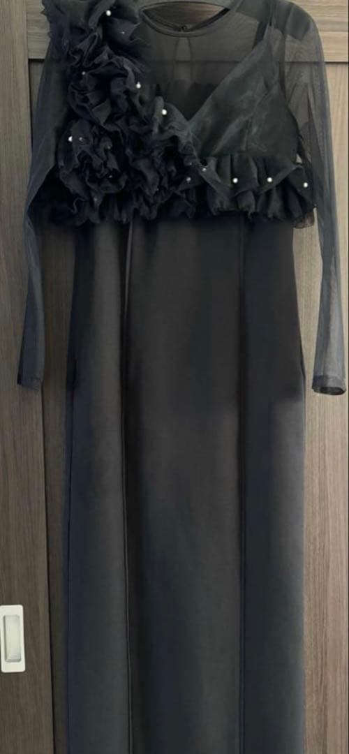 ANDRESD パールビスチェドレス / pearl bustier dress