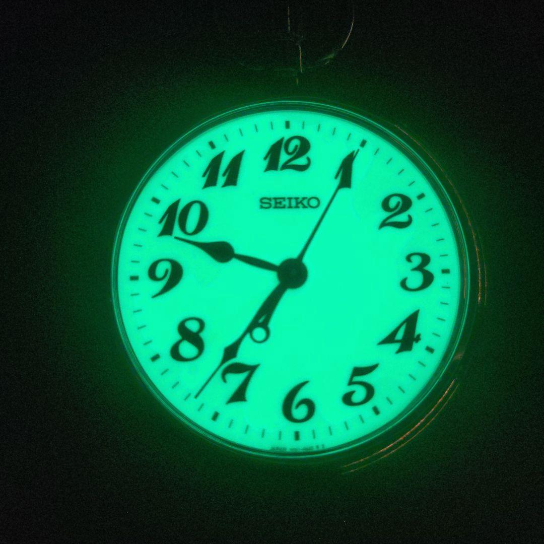 鉄道時計 ルミブライト 蓄光 夜光 懐中時計 SEIKO セイコー