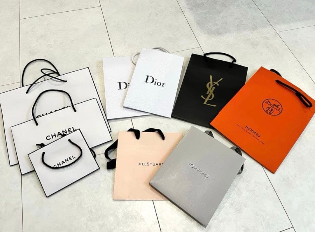 ハイブランド 紙袋 まとめ売り CHANEL Dior HERMESなど - メルカリ