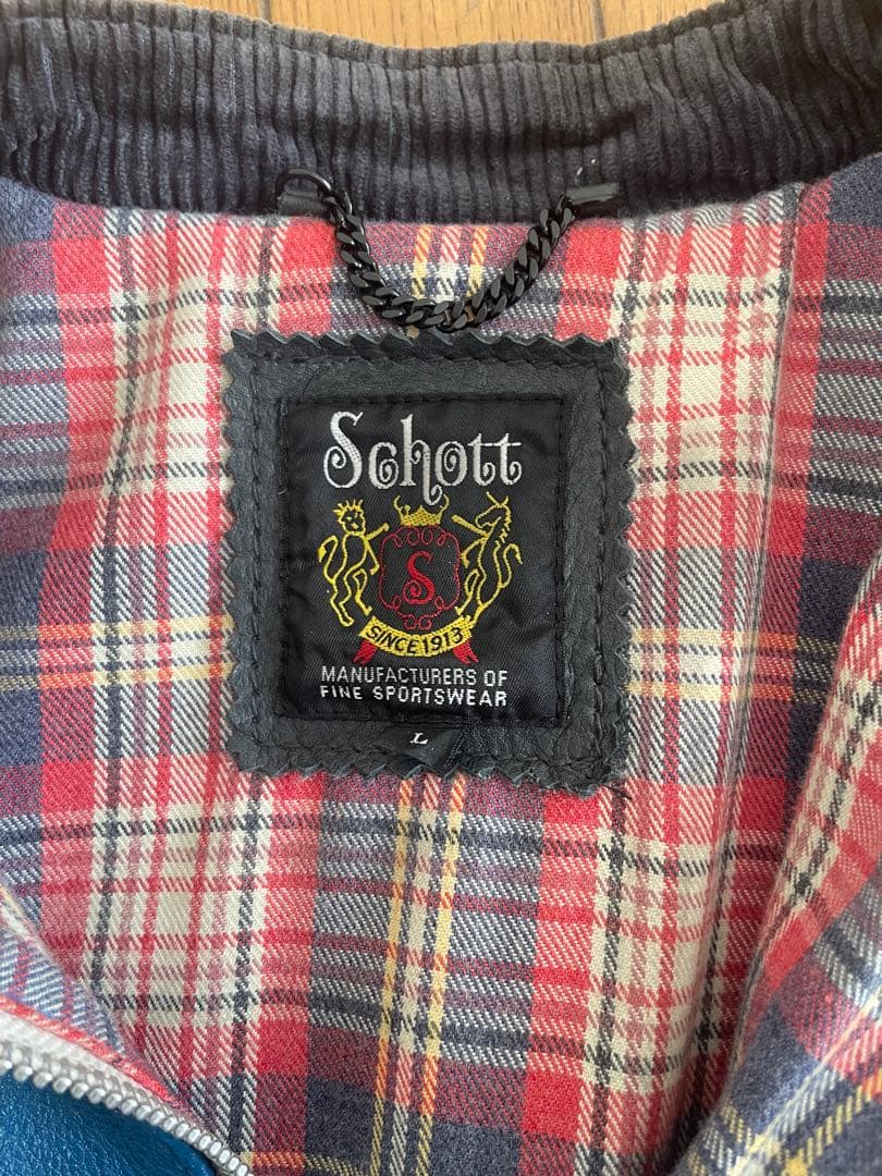 schottシングルライダース クラッシックレザー L ブランド