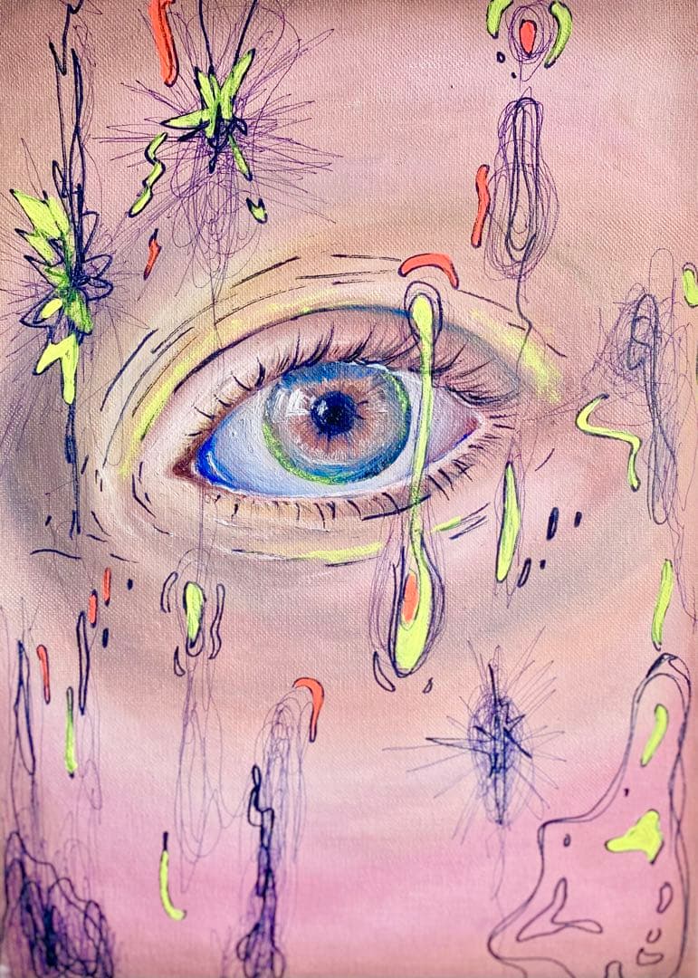 現代アート　アートパネル　インテリア　油絵　ストリート　おしゃれ　個性的