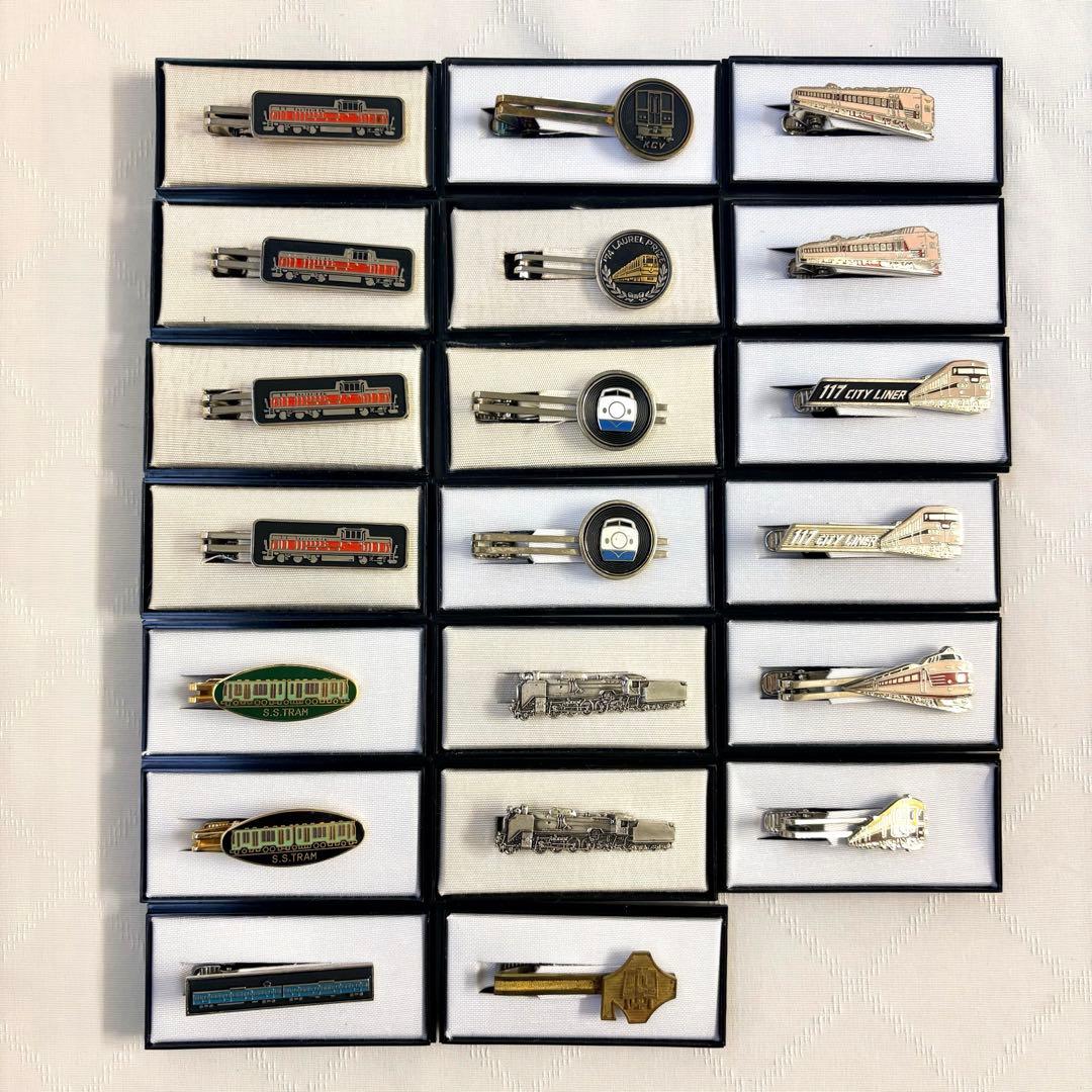 鉄道　国鉄　機関車　ネクタイピン　20個セット