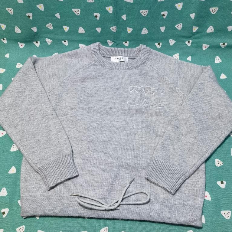 CELINE トリオンフニット セーター M セリーヌ(CELINE)セリーヌ トラッカーセーター トリオンフ ニット 衣料