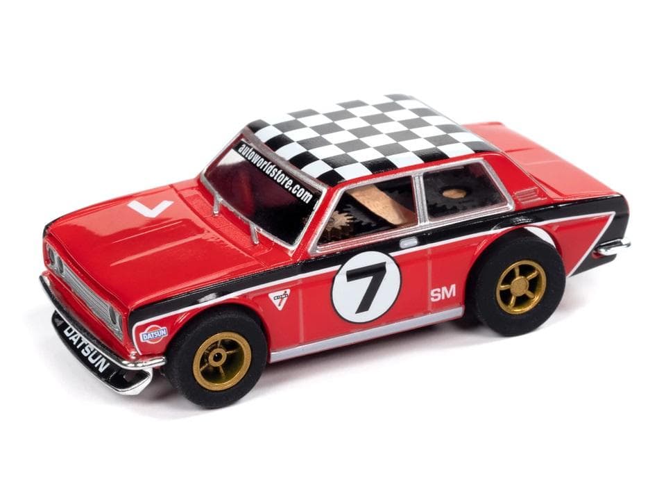 73 Datsun 510 ブルーバード 3 CAR SET☆HOスロットカー