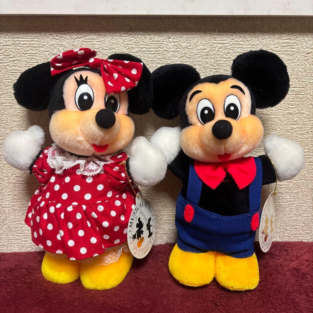 サンキョーオルゴール ディズニー ミッキー ミニー 首振り