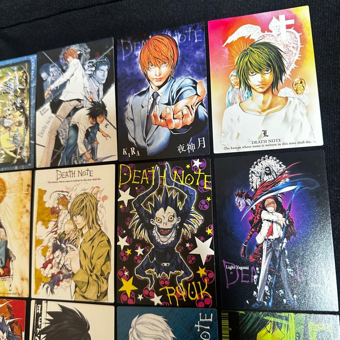 DEATH NOTE】 トレーディングカード18枚ステッカー3枚まとめ レア