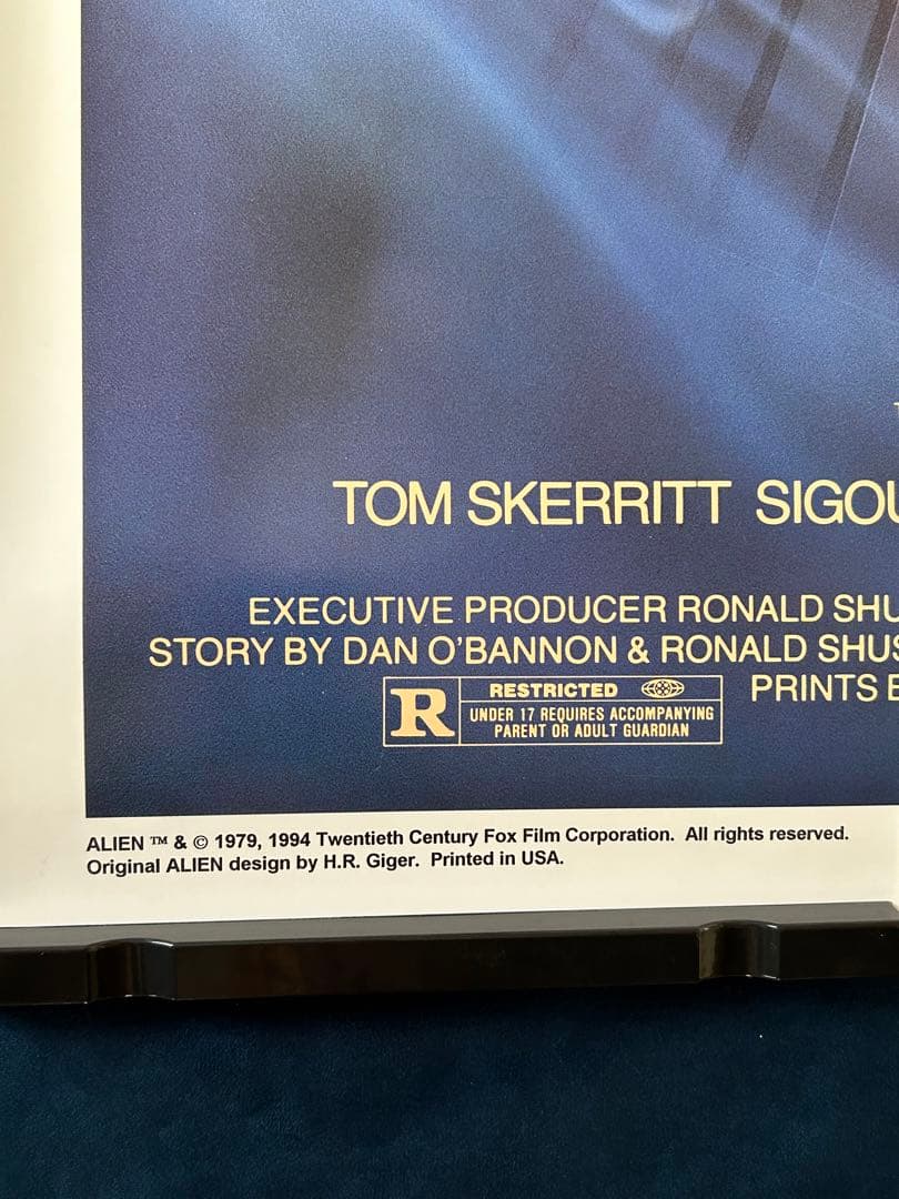 エイリアン15周年アニバーサリー　USオリジナル映画ポスター