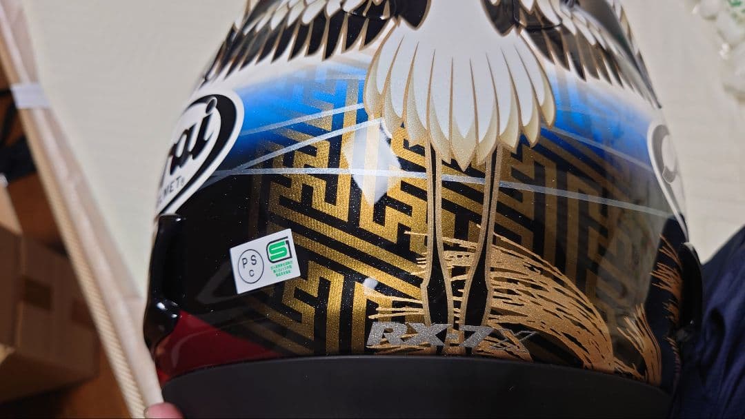 Arai RX-7X ツバサ　フルフェイスヘルメットXL 新品　オプション多数