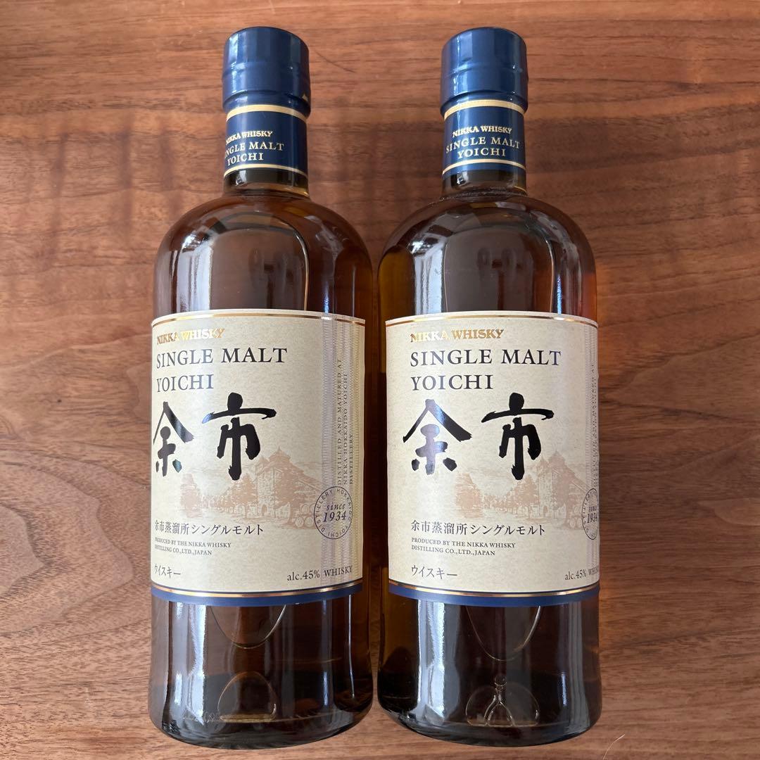 ニッカウヰスキー シングルモルト余市 700ml 2本セット 余市 シングル