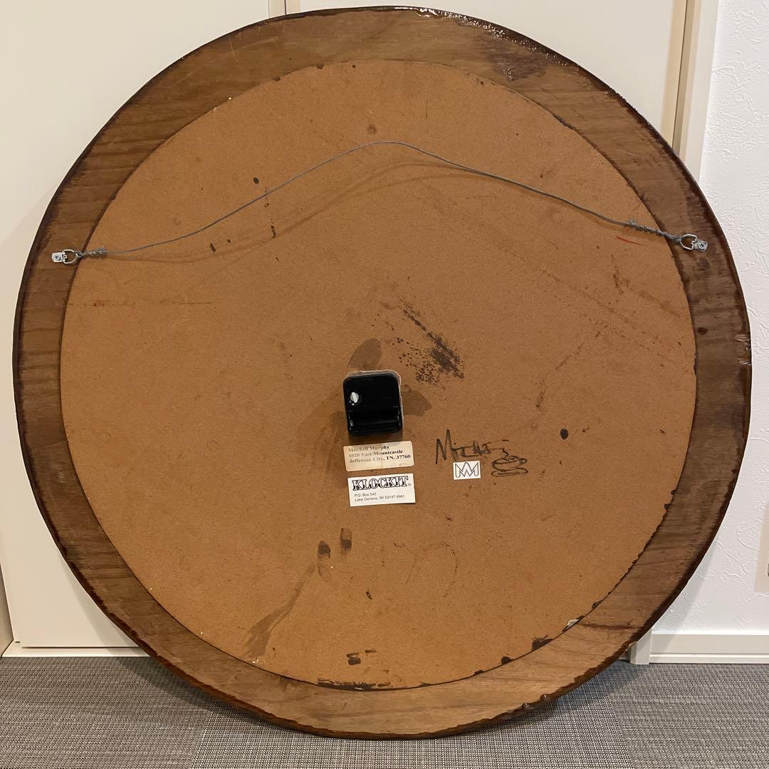 スターバックス STARBUCKS 壁掛け時計 レトロデザイン 木製フレーム