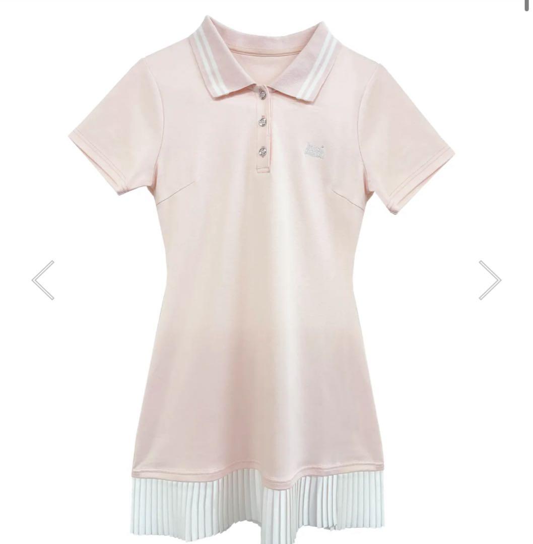 RoseMuse ロゼミューズ pleats polo one-piece