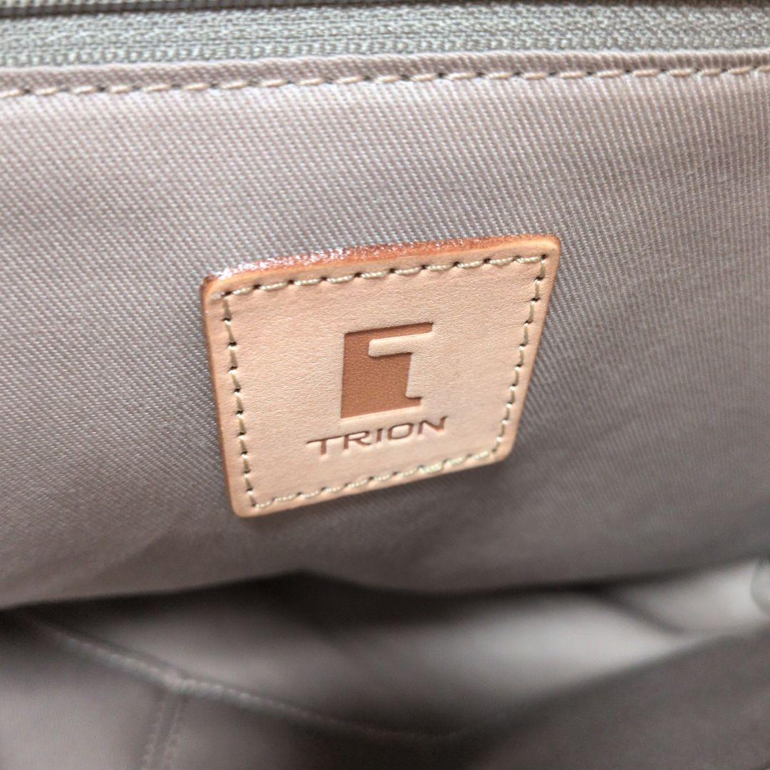 TRION　トライオン　ビジネスバッグ　ブリーフケース　薄マチ　極美品　メンズ