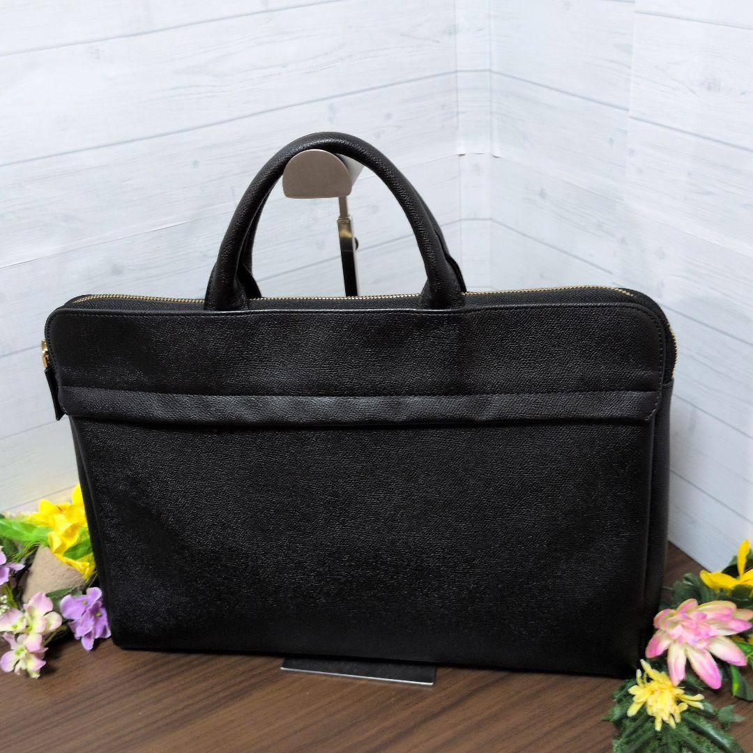 TRION　トライオン　ビジネスバッグ　ブリーフケース　薄マチ　極美品　メンズ