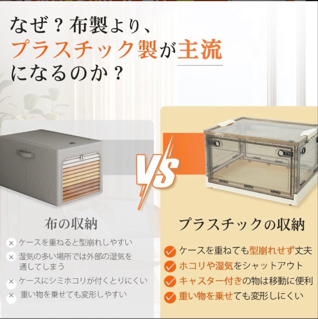 とらじゃ様専用」折り畳み収納ボックス コンテナボックス XXLブルー6個