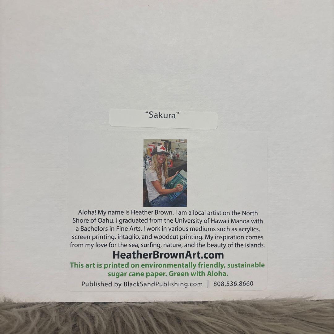 ヘザーブラウン　ハワイ　桜　アート