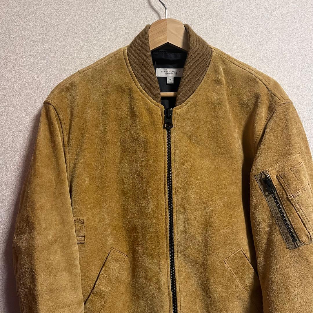 beauty&youth united arrows スウェードジャケット L