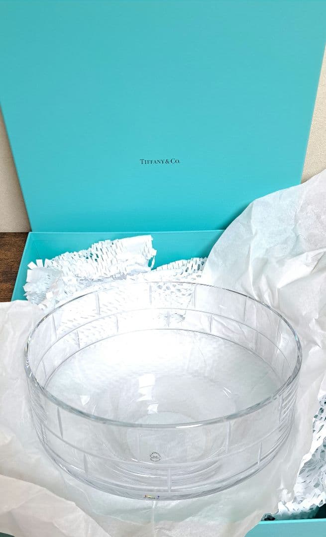 ティファニークリスタルオーバルボウル