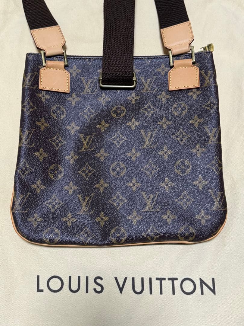 ルイヴィトン ショルダーバッグ モノグラム ポシェットボスフォール 極美品