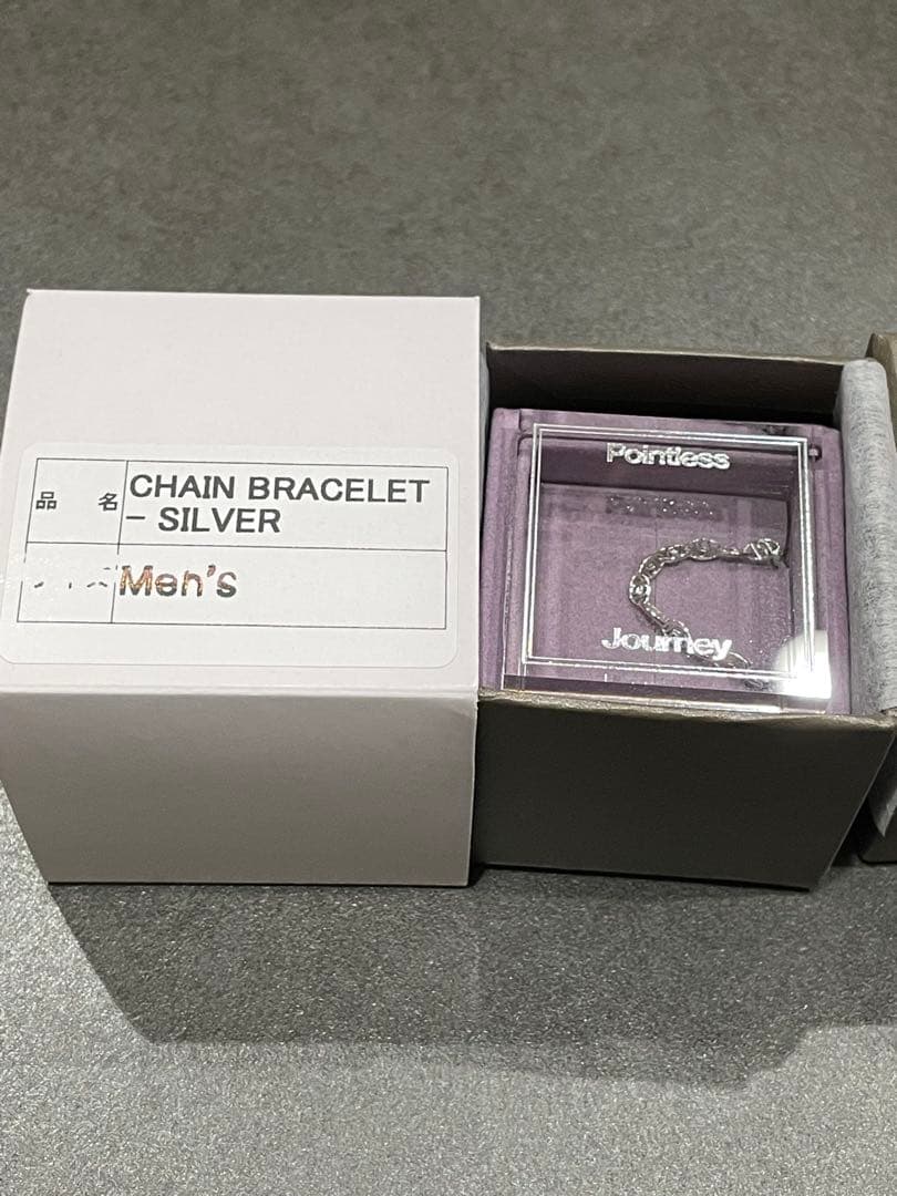 アクセサリー Pointless Journey CHAIN BRACELET SILVER