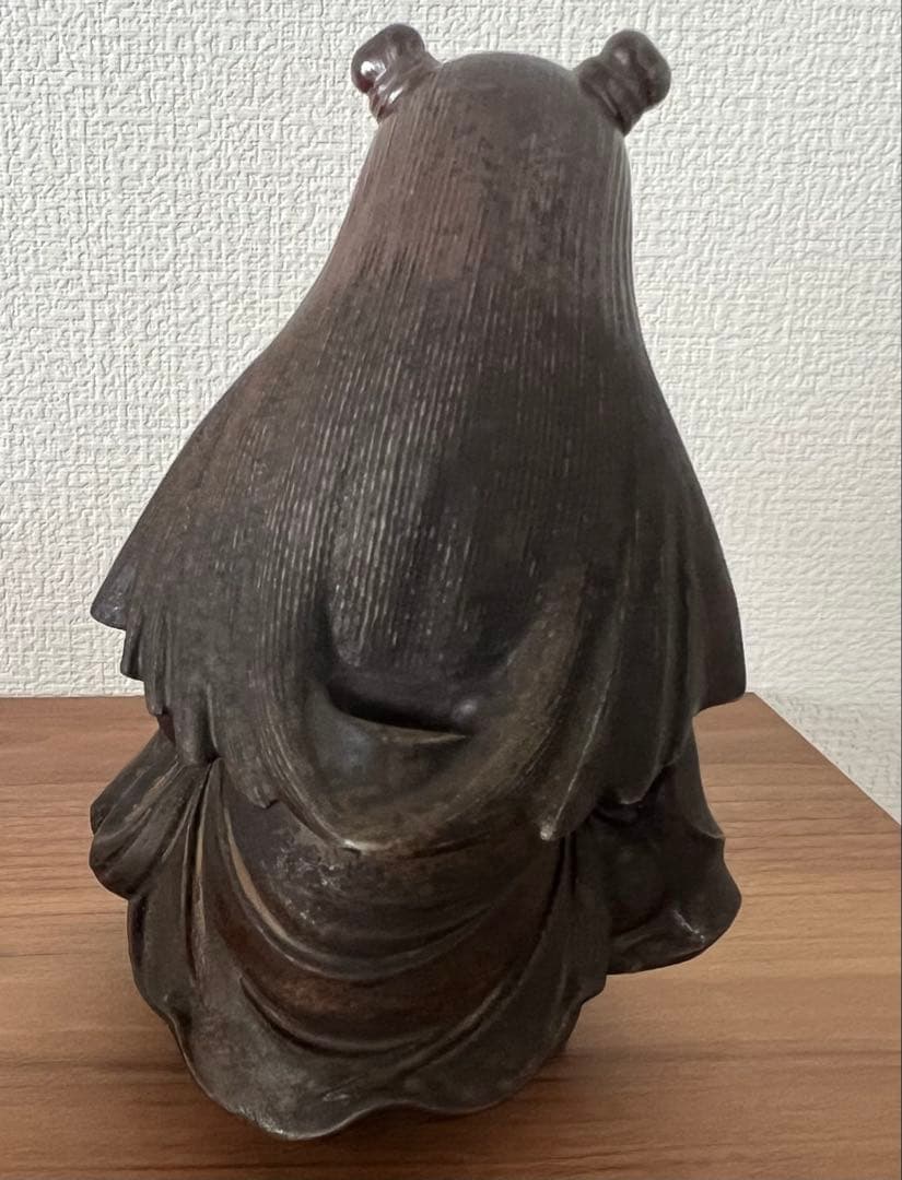 備前焼 文殊菩薩獅子香炉 木村友啓作 古備前写し共箱 アンティーク