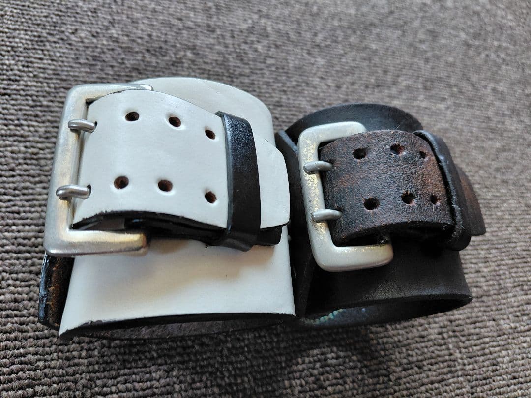 ウルフズヘッドタイプスタッズブレスレット 2点セット70㎜木村拓哉