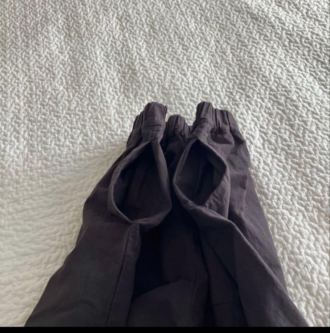 【美品】nest Robe コットンヘンプサルエルパンツ インクブラック F