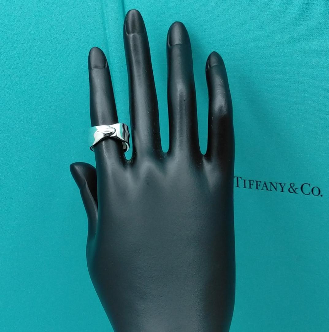 ★SALE★【ティファニー】リーフ　葉っぱ　リング　９号　2418