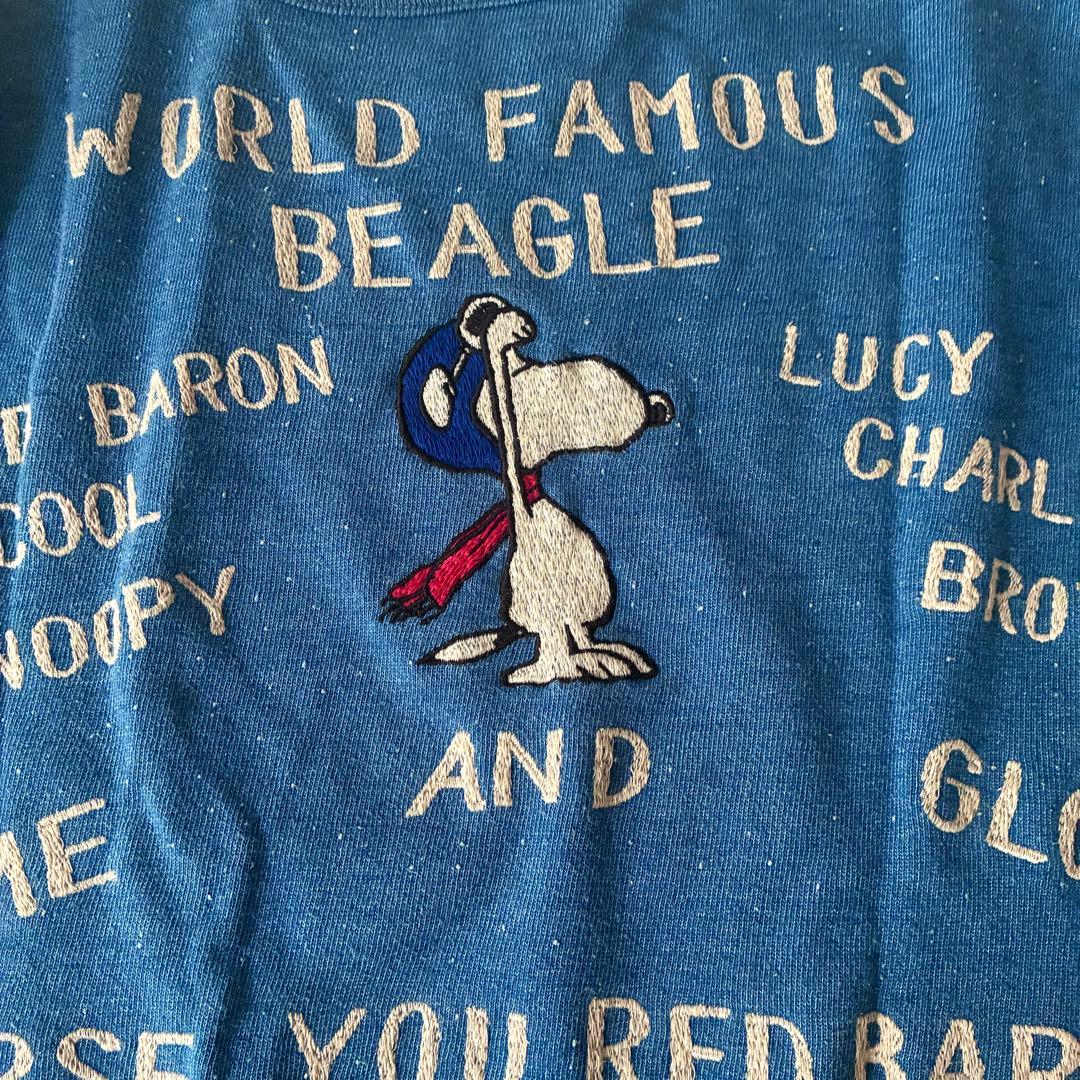 DENIM DUNGAREE 02 スヌーピー 刺繍　トレーナー　スウェット