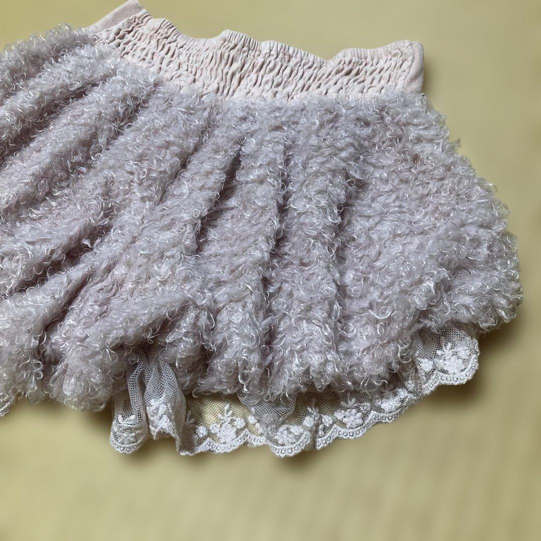 リズリサ　フリル付きリボンデザインキュロット