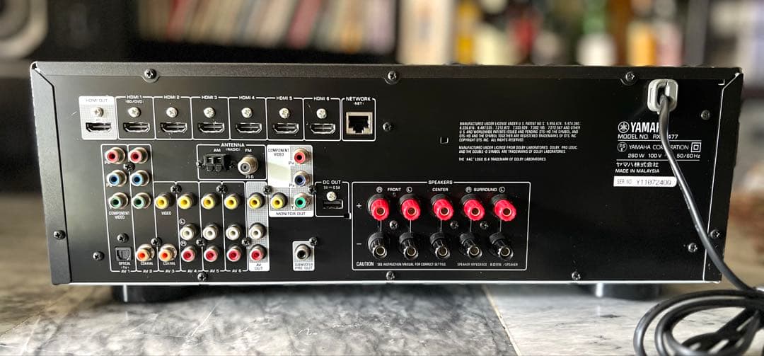 カ*ン様 YAMAHA RX-V477 AVレシーバー コンパクトスピーカー リ