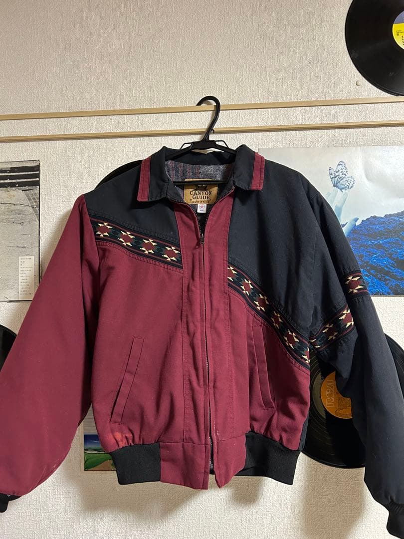 canyon guide 80s〜90sアクティブ柄ジャケット