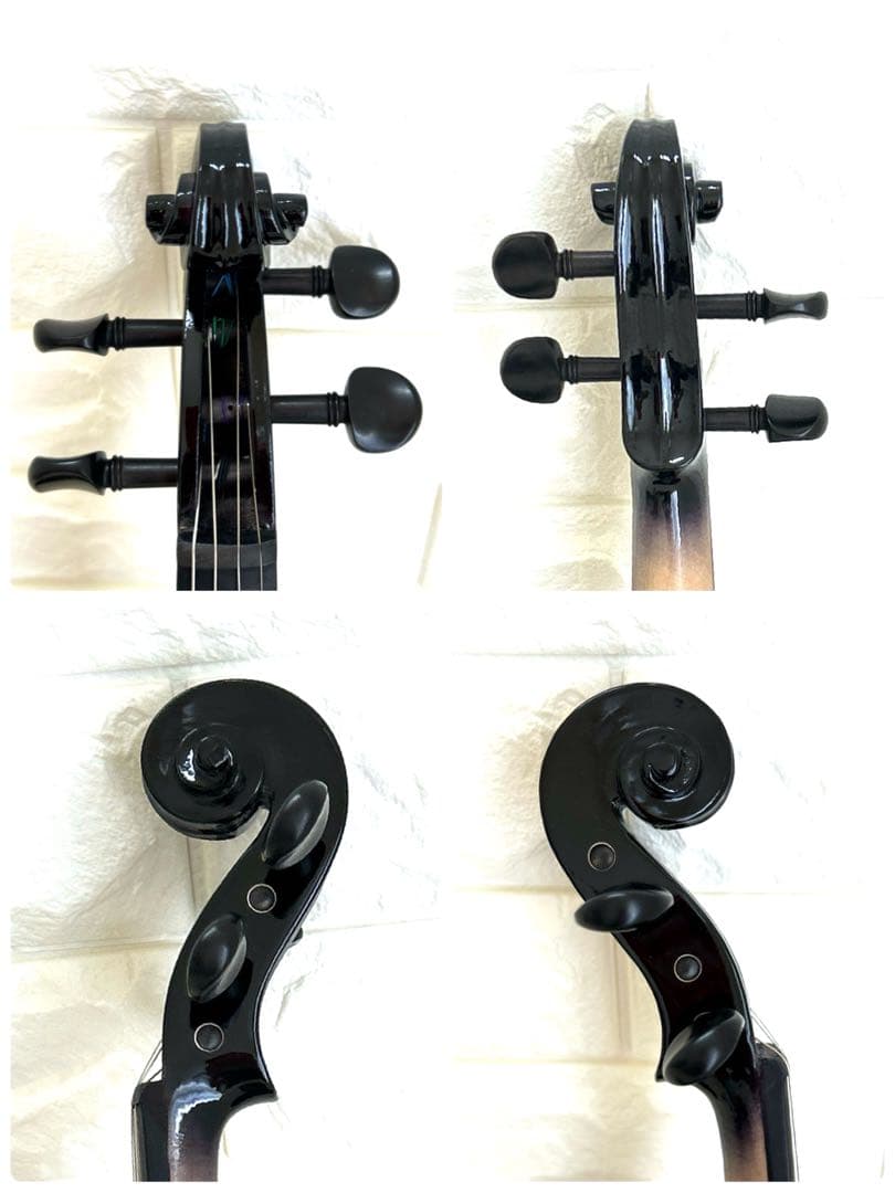 極美品　PlayTech PSV100BK エレキバイオリン ケース付き