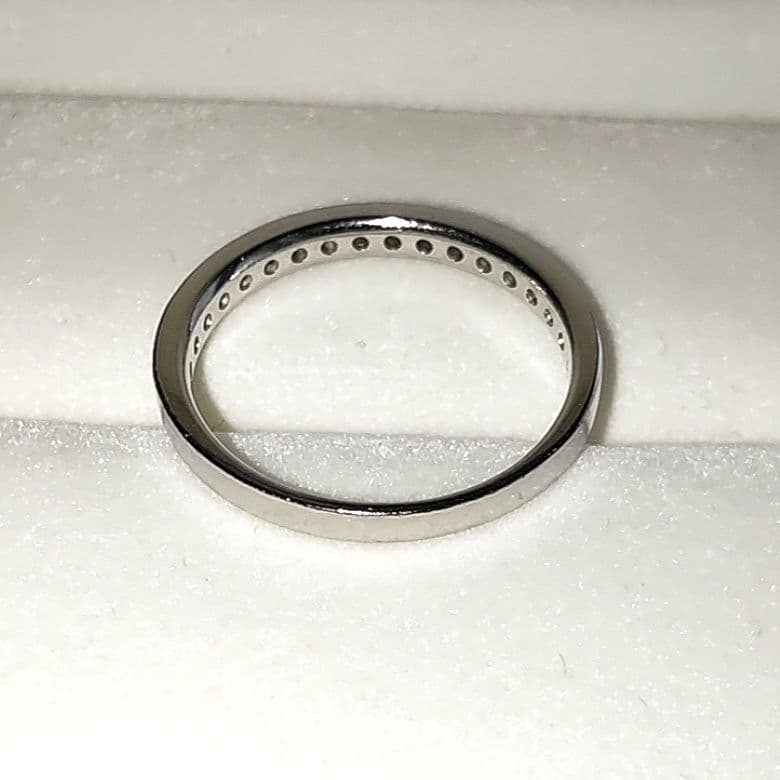 ヴァンドーム 14号 0.3ct ダイヤ エタニティ リング Pt900