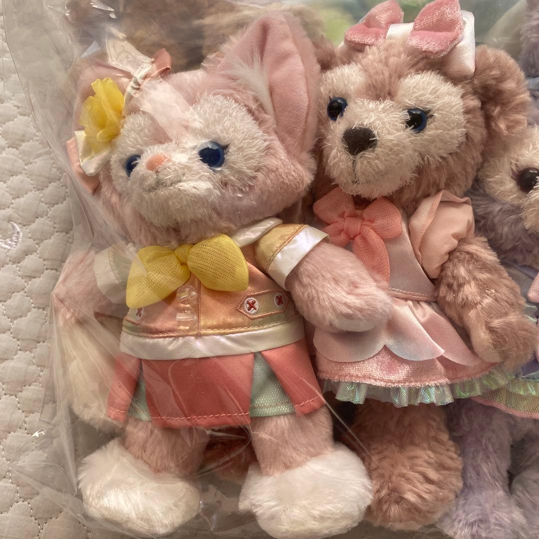 バケパ限定 ダッフィーアンドフレンズ ポージープラッシー7体セット売り