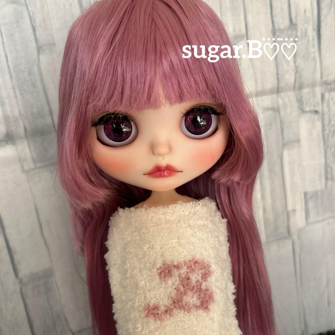 アイシードールカスタム❤︎ピンク×薄パープル❤︎ボブ｜アイシー