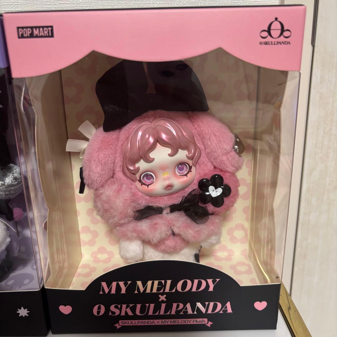 スカルパンダ マイメロ クロミ セット ぬいぐるみペンダントPOPMART