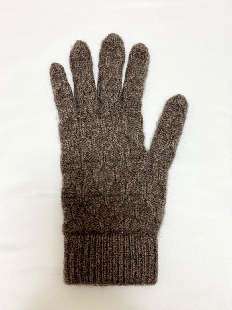 HERMES カシミヤ 手袋/グローブ《トリ・マイヨン》【エルメス 】