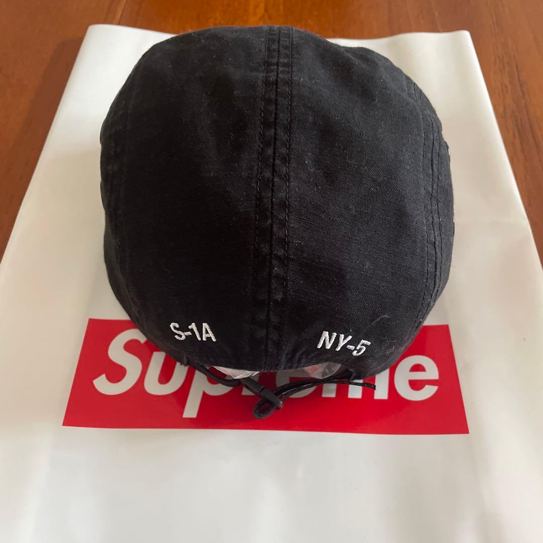 Supreme ブラック ワークキャップ S-1A NY-5
