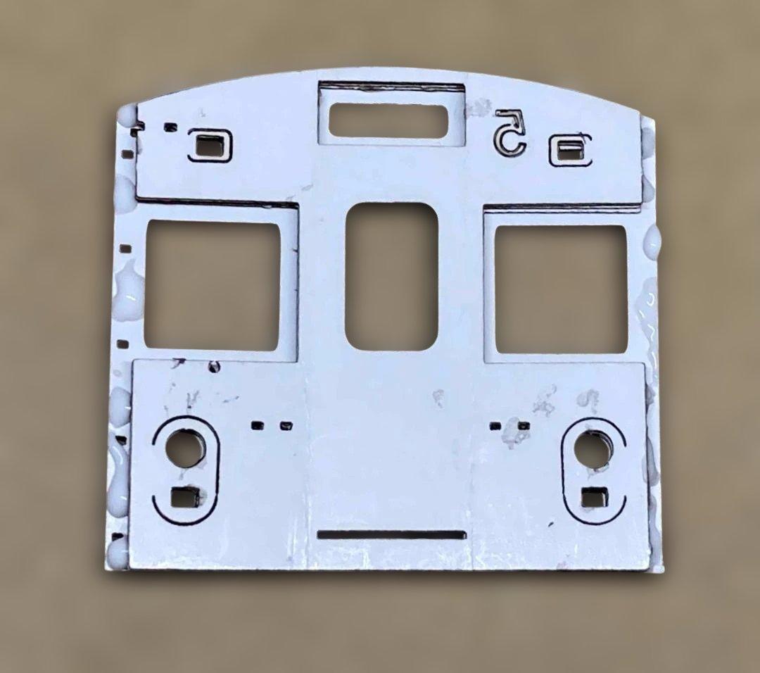 東急車輛旧7000系（２連）硬質ペーパークラフト　レーザーカット済み