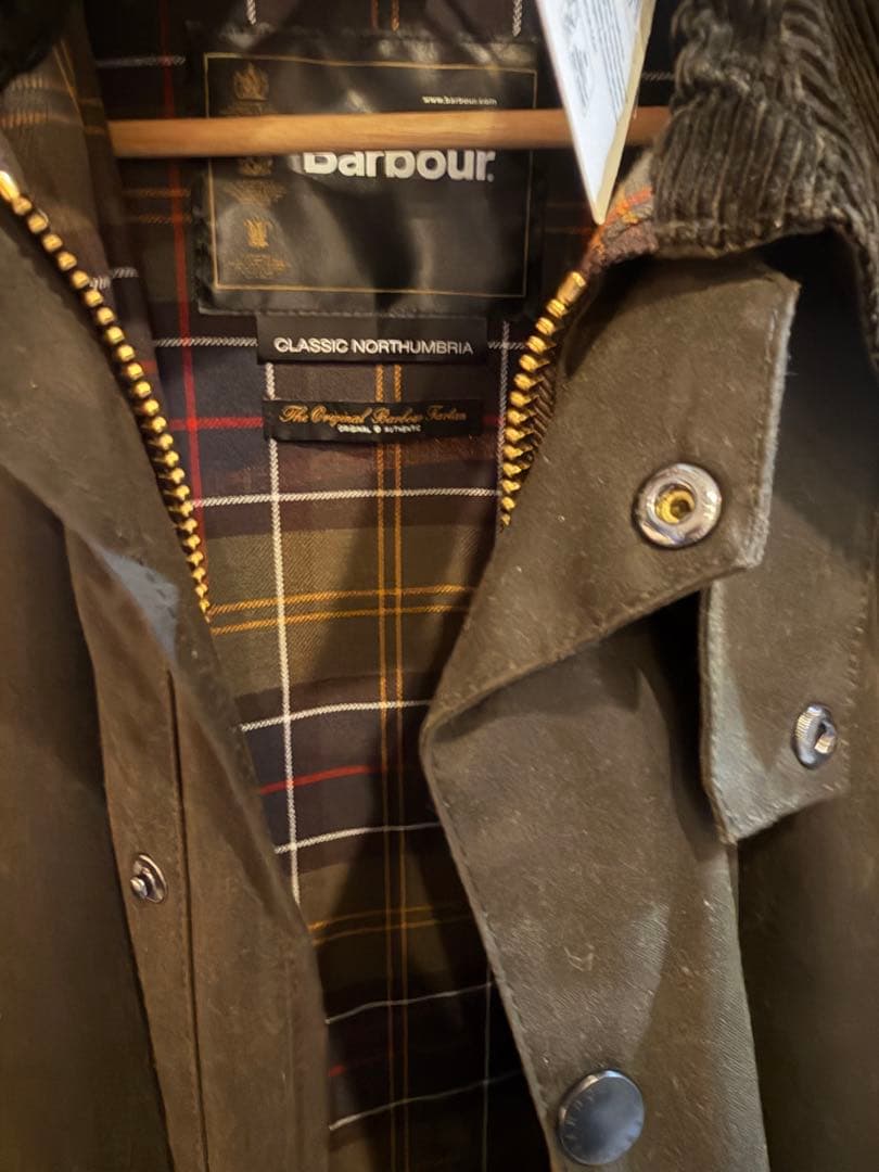 Barbour バブアー　ノーザンブリア　40 未使用品 オリーブ