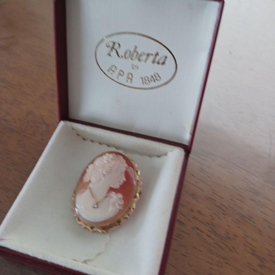 Roberta by APA 1848 カメオブローチ Roberta by APA 1848 カメオ