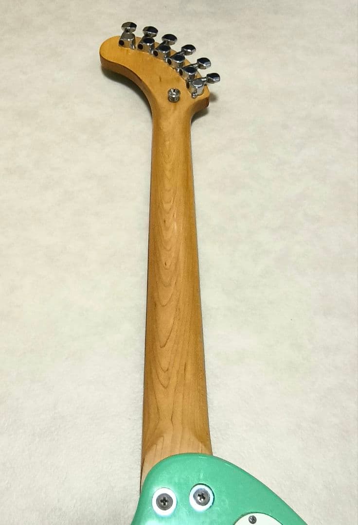 【美品】ZO-3 ミントグリーン アンプ内蔵ミニギター 専用ケース付き！！