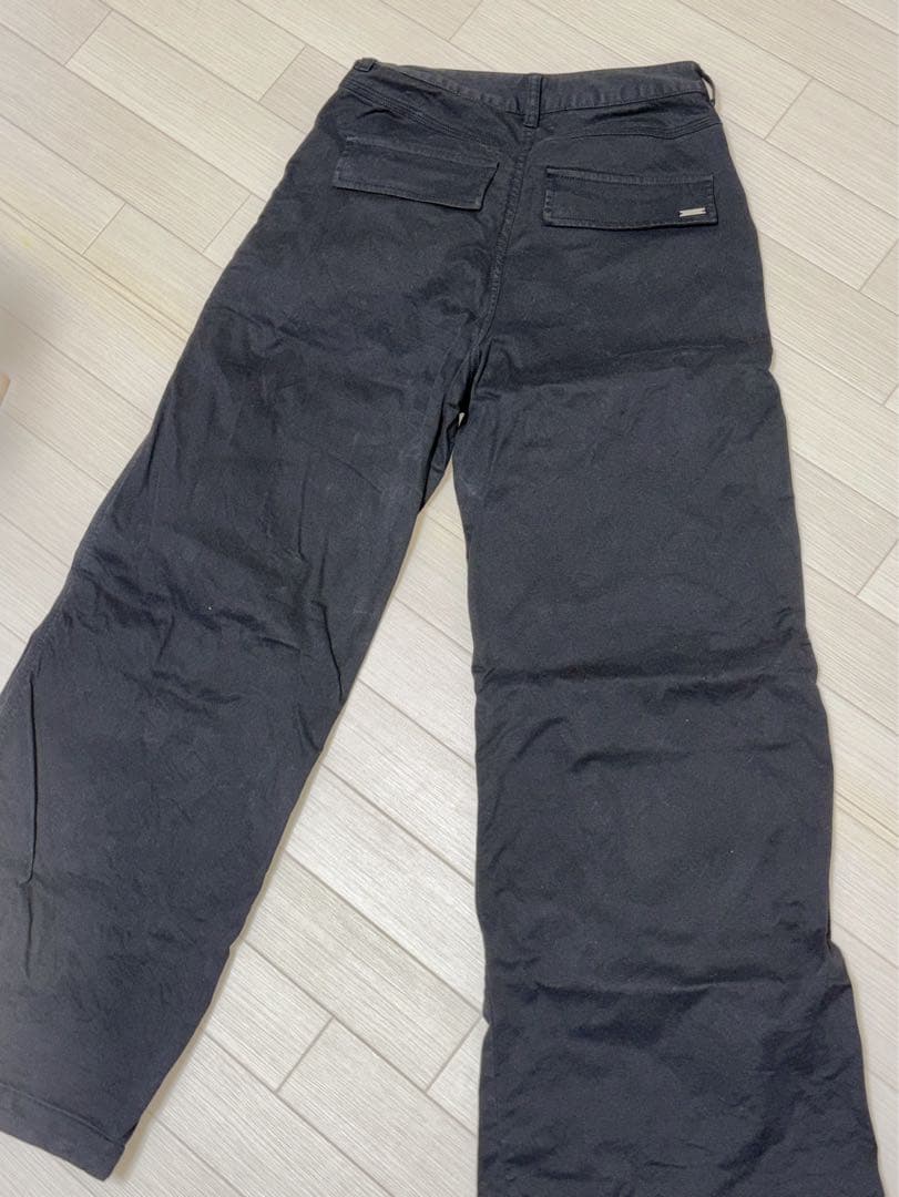 【即日発送】DIESEL ブラック カーゴパンツ 36