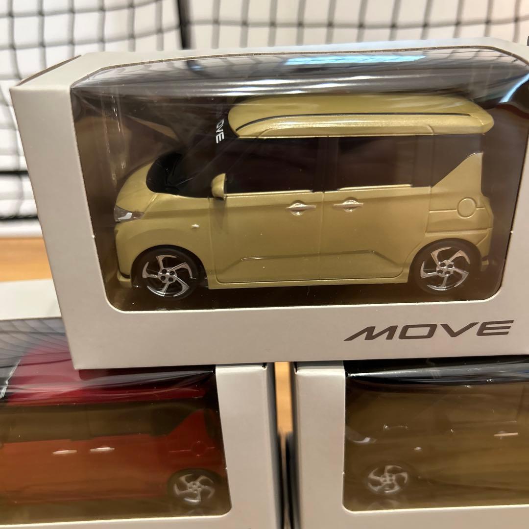 新型ムーブ　MOVE ミニカー プルバックカー　全種類セット