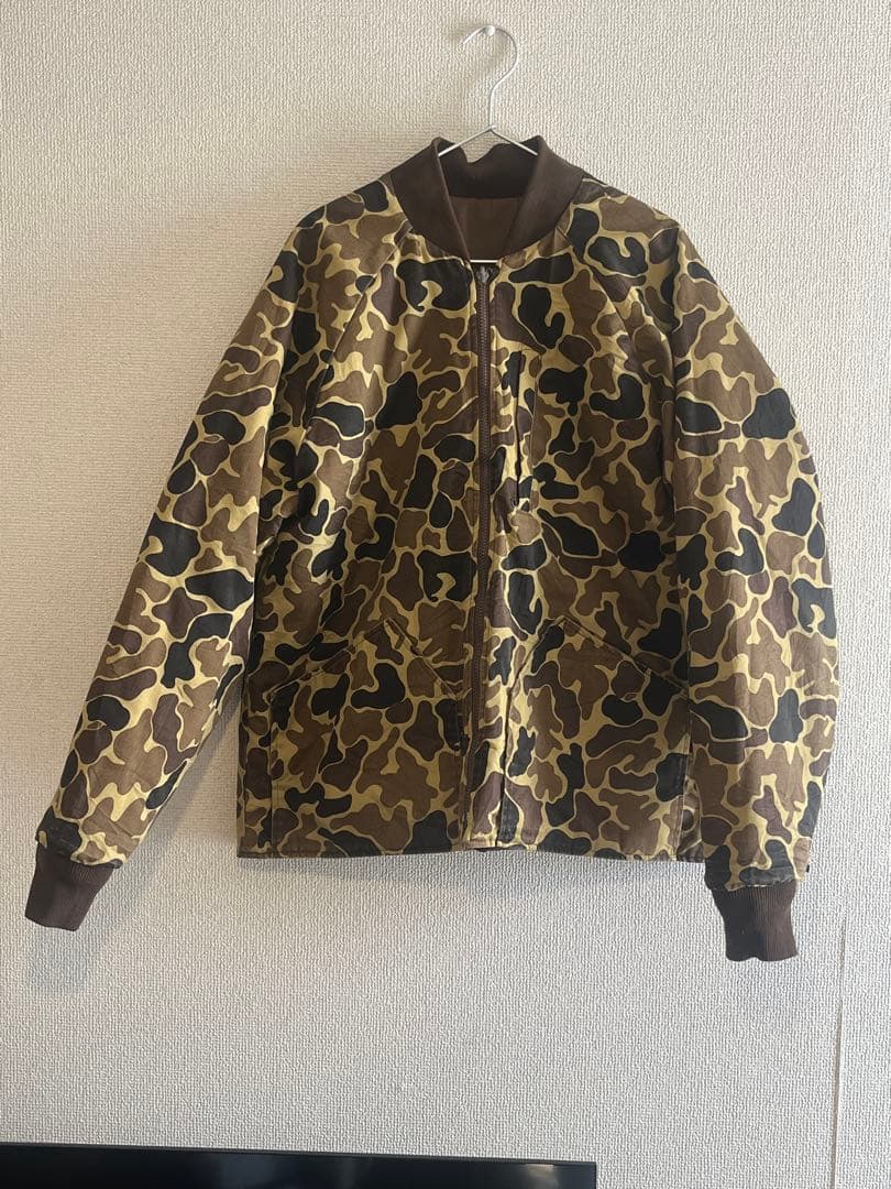 80s woolrich 迷彩柄リバーシブルブルゾン　ウールリッチ　L USA製